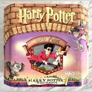 Harry Potter Enesco Wall Plaque • Vintage Quidditch Design • Original Box